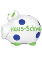 KCG Spardose Schwein "Haus-Schwein" - Keramik, klein