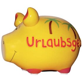 KCG Spardose Schwein "Urlaubsgeld" - Keramik,...