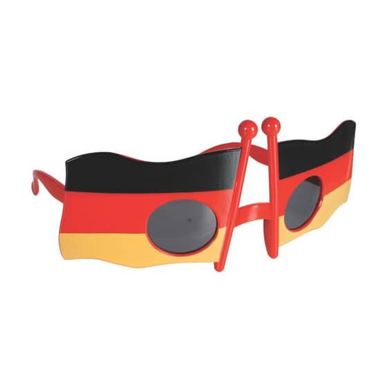 Brille Deutschland schwarz rot gelb