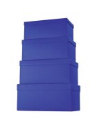 Stewo Geschenkkarton One Colour - 4 tlg., hoch, dunkelblau