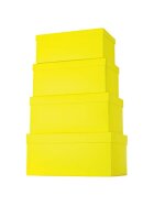 Stewo Geschenkkarton One Colour - 4 tlg., hoch, gelb