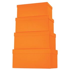 Stewo Geschenkkarton One Colour - 4 tlg., hoch, orange