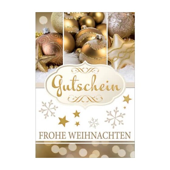 Franz Weigert Gutscheinkarte Weihnachten - inkl. Umschlag