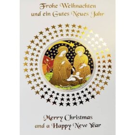 Grußkarte - Weihnachts- und Neujahrswünsche...