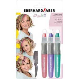 Eberhard Faber Haarkreide Set Pearl - 3 Farben sortiert...