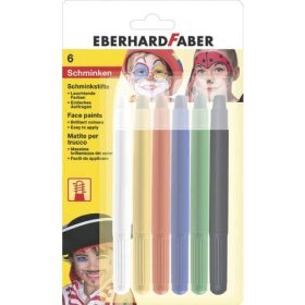 Eberhard Faber Schminkstifte-Set - drehbar, 6 Farben...
