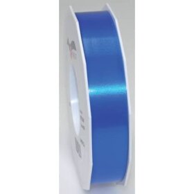 PRÄSENT Ringelband Polyspleissband - 25 mm x 91m, blau