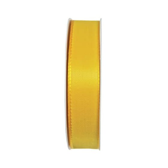 Goldina® Basic Taftband - 25 mm x 50 m, gelb