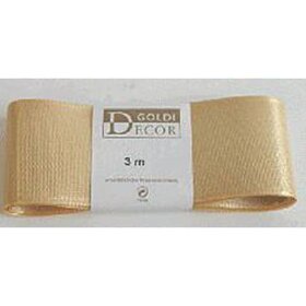 Goldina® Basic Taftband - 40 mm x 3 m, gold