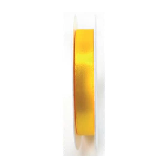 Goldina® Doppelsatinband - 15 mm x 25 m, gelb