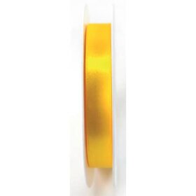 Goldina® Doppelsatinband - 15 mm x 25 m, gelb