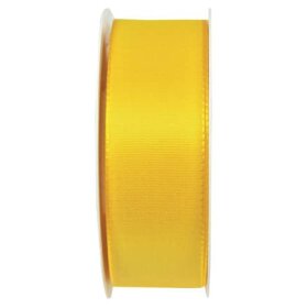 Goldina® Basic Taftband - 40 mm x 50 m, gelb