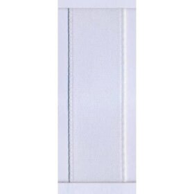 Goldina® Doppelsatinband - 3 mm x 50 m, weiß
