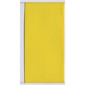 Goldina® Doppelsatinband - 3 mm x 50 m, gelb