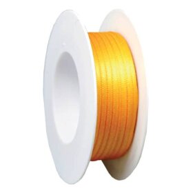 Goldina® Doppelsatinband - 3 mm x 50 m, goldgelb