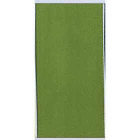 Goldina® Doppelsatinband - 3 mm x 50 m, grün