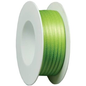 Goldina® Doppelsatinband - 3 mm x 50 m, apfelgrün