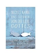 Kurt Eulzer Druck Einladung Kommunion -  5 Stück, inkl. Umschlag