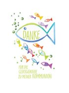 Kurt Eulzer Druck Danksagungskarte Kommunion - 5 Stück, inkl. Umschlag