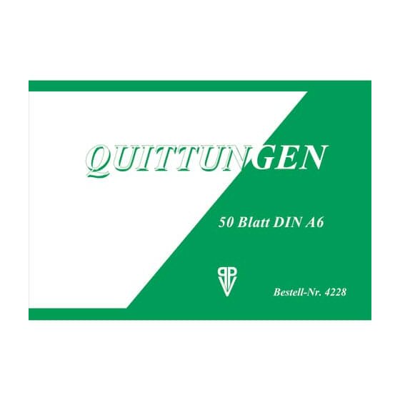 PVP Penig Quittung - A6, 50 Blatt