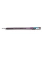 Pentel® Gelschreiber Hybrid Dual Glitter - 0,5 mm, violett/metallic blau