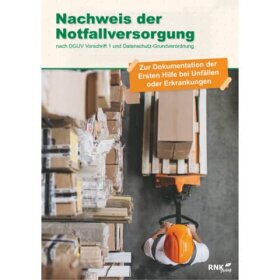 RNK Verlag Vordruck Nachweis der Notfallversorgung - A5,...