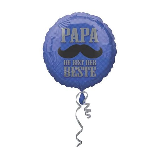 amscan® Folienballon Papa du bist der Beste - Ø 45 cm