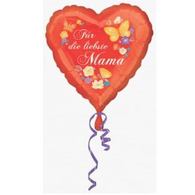 amscan® Folienballon Für die liebste Mama -...