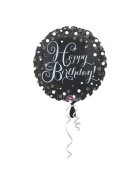 amscan® Folienballon Sparkling Birthday -Ø 45 cm