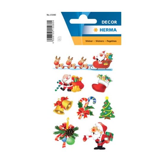 Herma 15080 Sticker DECOR Weihnachten Santa Claus