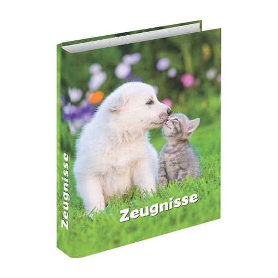 RNK Verlag Zeugnisringbuch Hund & Katze - A4, 4 Ring-Mechanik