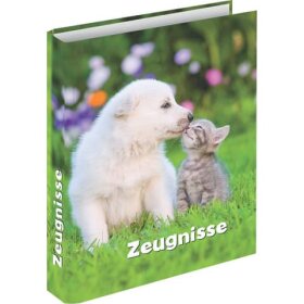 RNK Verlag Zeugnisringbuch Hund & Katze - A4, 4...