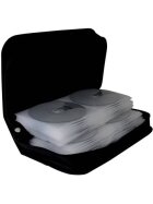 MediaRange Archivierungsmappe für 96 Discs, Nylon, schwarz