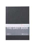 Hahnemühle TheGreyBook - A5 HF, 120 g/qm, grau, 40 Blatt