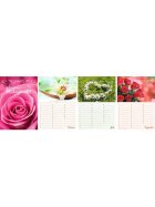 AlphaEdition Geburtstagskalender Blütenpracht - 21 x 29,7 cm