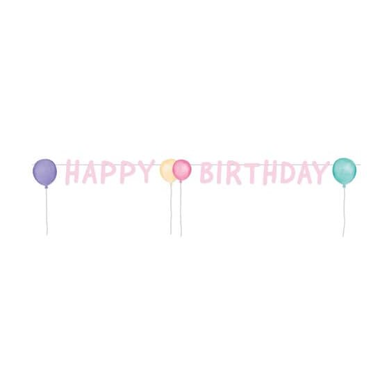 amscan® Partykette Luftballon Happy Birthday - 150 cm