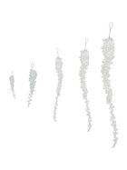 Behang Eiszapfen - 20 cm, Acryl, klar, 6 Stück