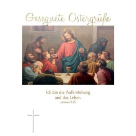 Verlag Dominique Osterkarte - christliches Motiv, inkl....