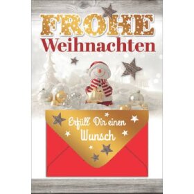 Franz Weigert Grußkarte Weihnachten Geldscheinfach...