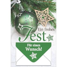 Franz Weigert Grußkarte Weihnachten Geldscheinfach...