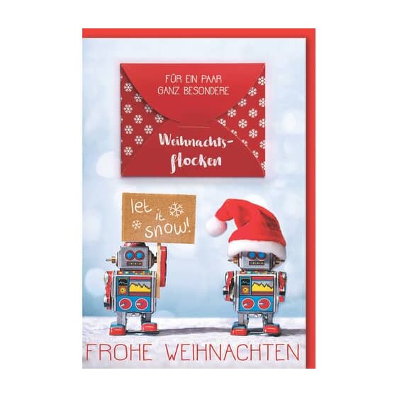Verlag Dominique Grußkarte Weihnachten Geldscheinfach - inkl. Umschlag