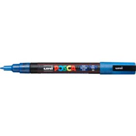 uni POSCA Marker - 0,9 - 1,3 mm, Glitter dunkelblau