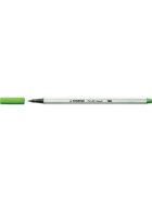 STABILO® Premium-Filzstift mit Pinselspitze für variable Strichstärken - Pen 68 brush - Einzelstift - laubgrün