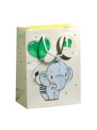 Geschenktragetasche Baby Elefant - 17 x 22,5 x 9 cm