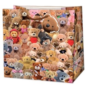 Geschenktragetasche Baby Teddy - 15 x 14,5 x 6 cm