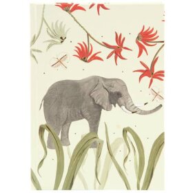 TURNOWSKY Notizbuch Wild Life Elephant - A5, blanko, 200...