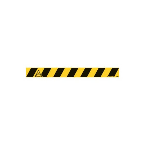 Jalema Bodenmarkierung "Bitte 1,5 m Abstand halten" - 800 x 80 mm, gelb-schwarz