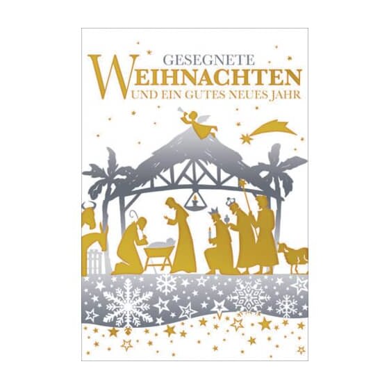 Franz Weigert Grußkarte - Weihnachts- und Neujahrswünsche  christliches Motiv