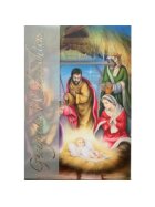 Grußkarte - Weihnachtswünsche  christliches Motiv
