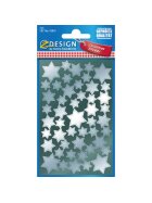 Avery Zweckform® Z-Design 52812, Weihnachtssticker, Sterne, 2 Bogen/96 Sticker